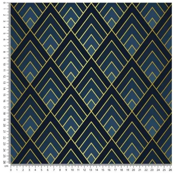 Tkanina ROMBY ARTDECO 02 CRUSH VELVET